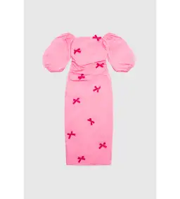 The Wolf Gang Amar Midi Dress in Candy Size M / AU 10 for rent on The Volte - image 5