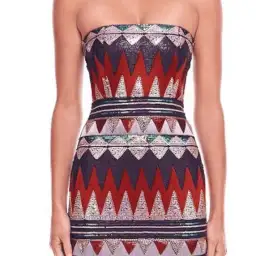 Eliya the Label Perplex Dress Multi Sequin Size 6  for rent on The Volte - image 2