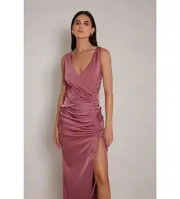 Elle Zeitoune Lennon Maxi Gown in Rose Size AU 14 for rent on The Volte - image 3