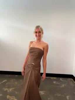 Elle Zeitoune Briella Maxi Chocolate Size 6 for rent on The Volte - image 5