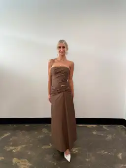 Elle Zeitoune Briella Maxi Chocolate Size 6 for rent on The Volte - image 2