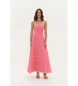 Aje Soundscape Maxi in Guava Pink Size AU 10 for rent on The Volte - image 1