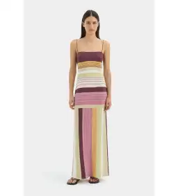 Sir the Label Fontana Slip Maxi Dress Elisa Stripe Size 1 AU 8 for rent on The Volte - image 1
