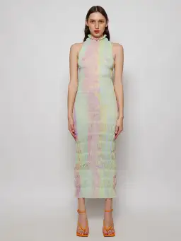 Roberta Einer Rainbow Midi Bodycon Pastel Size XS / AU 6
