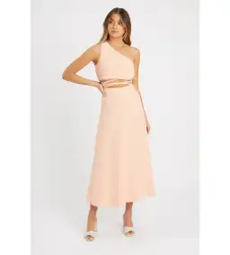 Kookai Brady Tie Top and Midi Skirt Set in Multi Size AU 12