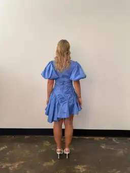 Aje Wisteria Mini Dress Blue Size 10 for rent on The Volte - image 2