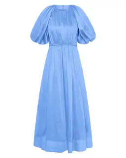 Aje Alma Midi Dress Blue Size 12 for rent on The Volte - image 5