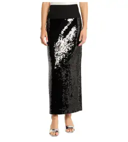 Sass and Bide Deliria Maxi Skirt in Black Size AU 8 for rent on The Volte - image 3