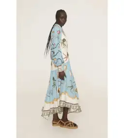 Alemais Bath House Shirt Midi Dress Print Size 16 for rent on The Volte - image 6