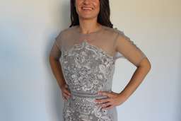 Grace and Hart - Adele Midi dress - Pewter Silver Size 12  for rent on The Volte - image 3