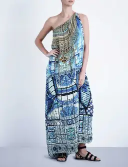 Camilla Power of Prayer Drawstring Dress One Size for rent on The Volte - image 3