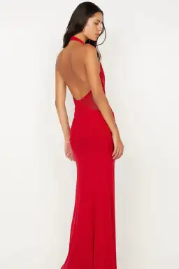 Bec & Bridge Deija Halter Maxi Red Size AU 8 for rent on The Volte - image 2