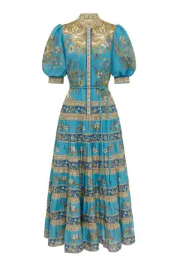 Alemais Cassie Tiered Midi Dress- 4 for rent on The Volte - image 4