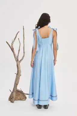 Alemias Donata Ballet Sundress Blue Size 6 for rent on The Volte - image 3