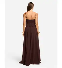 Runaway The Label Camille Maxi Dress in Brown  Size XS/ AU 6 for rent on The Volte - image 5