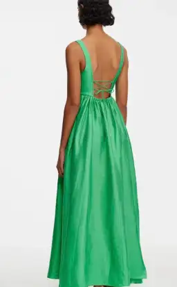 Acler Sandgate Maxi Dress Green Size AU 8 for rent on The Volte - image 2