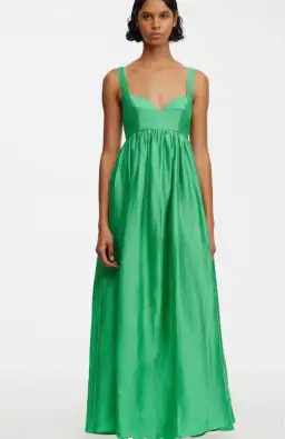 Acler Sandgate Maxi Dress Green Size AU 8 for rent on The Volte - image 1