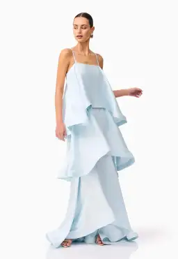 Elliatt Tilly Tiered Maxi Dress Blue Size S / AU 8 for rent on The Volte - image 2