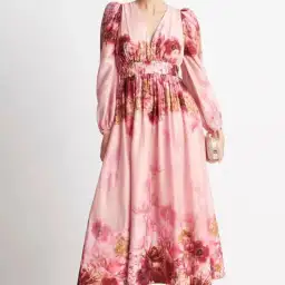 Sheike Swan Lake Midi Dress in Pink Size 14 for rent on The Volte - image 2