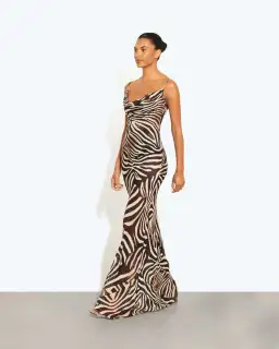 Rat & Boa Majel Dress Zebra Print Size XS/Au 6  for rent on The Volte - image 1