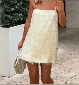 Significant Other Josephine Mini Dress White Size 6 for rent on The Volte - image 1