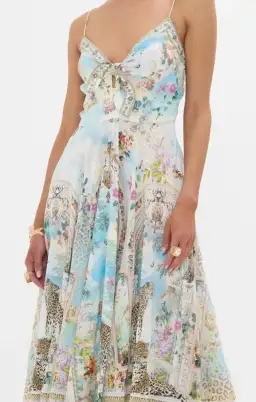 Camilla Long Dress Tie Front We Always Have Alexandria Size M/ AU 12 for rent on The Volte - image 2