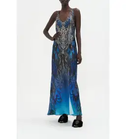 Camilla Bias Cut Tank Dress in Ground Control Size S / AU 10 for rent on The Volte - image 1