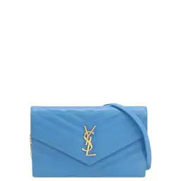 YSL Flap Pouch Baby Blue