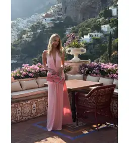 Natalie Rolt Winona Gown in Blossom Pink Size AU 6 for rent on The Volte - image 2