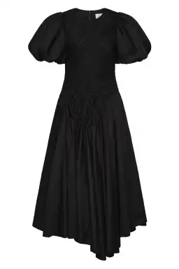 Aje Wisteria Midi Dress Black Size 12 for rent on The Volte - image 5