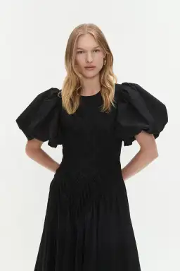 Aje Wisteria Midi Dress Black Size 12 for rent on The Volte - image 3