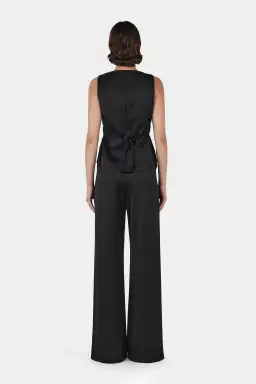 Lane Satin Pant Black