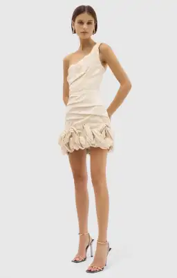 Rachel Gilbert Ochre Mini Dress Cream Size 2 / AU 10
