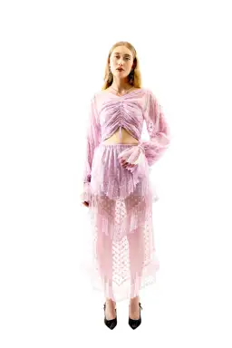 ALICE by Alice McCall Petra Crop Top Lavender Size 12 for rent on The Volte - image 1