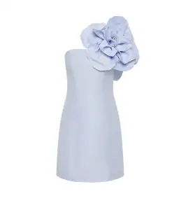 Aje Florence Mini Dress Icy Blue Size 10  for rent on The Volte - image 5