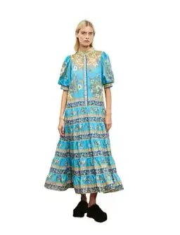 Alemais Cassie Tiered Midi Dress Size 10 for rent on The Volte - image 1