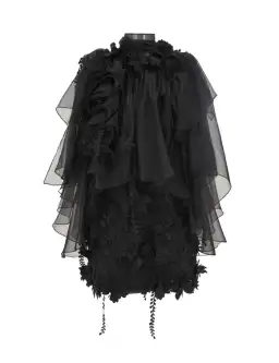 Zimmermann Hypnotic Applique Mini Dress Black Size 2