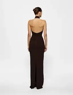 Effie Kats Rhi Gown Brown Chocolate Size 10 for rent on The Volte - image 4