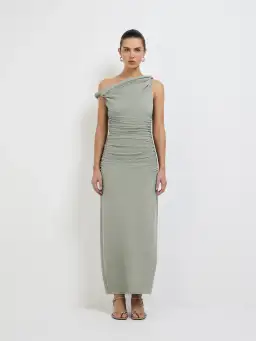 Sheike Athena Maxi Dress Sage Size 14
