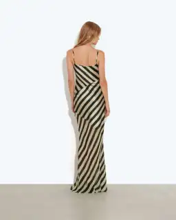 Rat & Boa Vesper Maxi Dress Stripe Size S/AU 8-10 for rent on The Volte - image 3