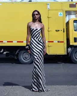 Rat & Boa Vesper Maxi Dress Stripe Size S/AU 8-10 for rent on The Volte - image 1