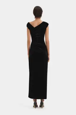 Sir the Label Ettore Gown Black Size 3/AU 12 for rent on The Volte - image 7