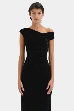 Sir the Label Ettore Gown Black Size 3/AU 12 for rent on The Volte - image 4