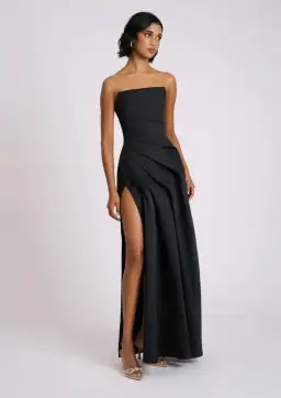 Eliya The Label Deanna Maxi Dress Black Size AU 10 for rent on The Volte - image 1