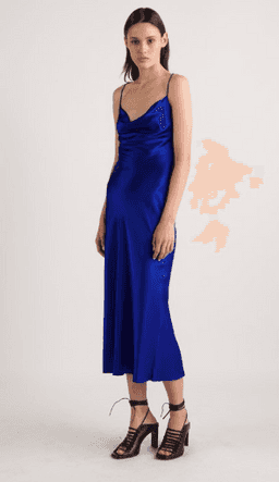 Dion Lee BIAS WEAVE COWL DRESS size 8