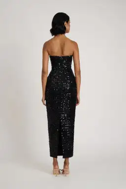 Eliya The Label Joslin Maxi Dress Black Size XS/AU 6 for rent on The Volte - image 2