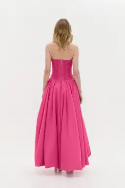 Aje Estelle Gown Cerise pink Size 12 for rent on The Volte - image 3