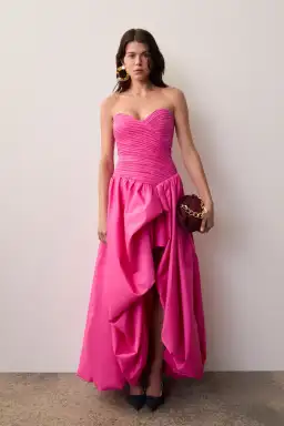 Aje Estelle Gown Cerise Pink Size 6
