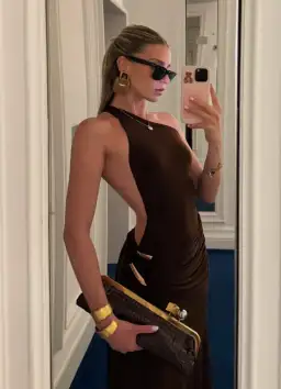 Ance Gria Gaia Gown Brown Size M / AU10 for rent on The Volte - image 5