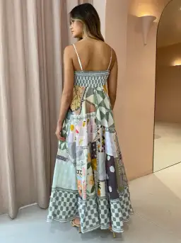 Alemais Emma Gale Sundress Maxi Multi Size AU 8 for rent on The Volte - image 3